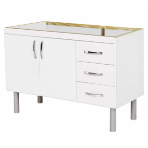 Gabinete Tóquio para Pia de 1,20m Branco