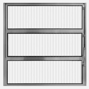 Vitro Basculante Alumínio Brilhante 60x60