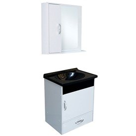 Kit Banheiro Armário e espelheira - CORSO